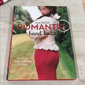 Craft Knit book crochet Romantic Hand Knits Annie Modesiff